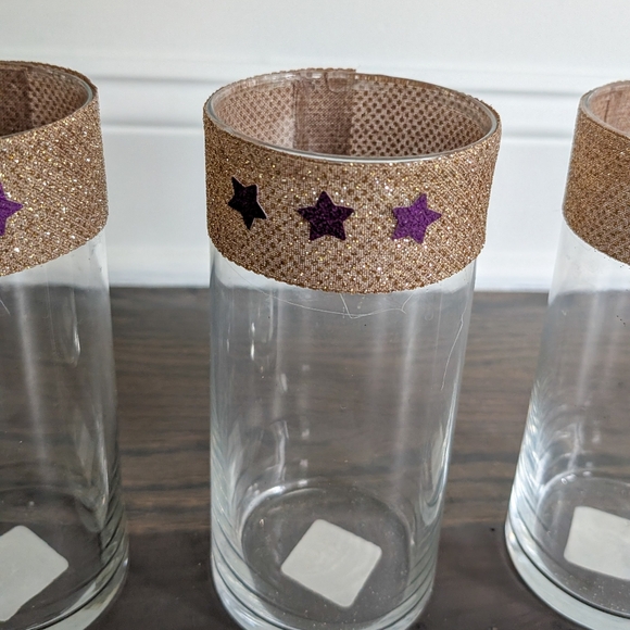 Libbey 3-Pack Cylinder Vase, 7.3" Tall, DIY Decorated - Picture 5 of 11